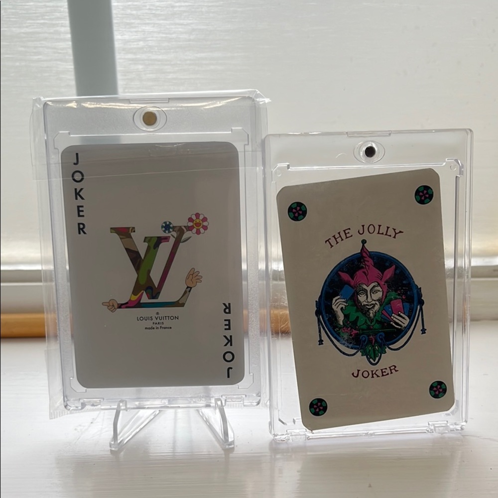 Louis Vuitton and YSL Joker Playing Card Bundle